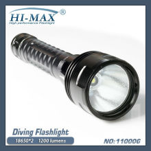 1000 lumen cree t6 llevó la antorcha de buceo hi-max 110006